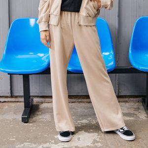 찰랑 스판 밴딩 와이드 트레이닝 팬츠