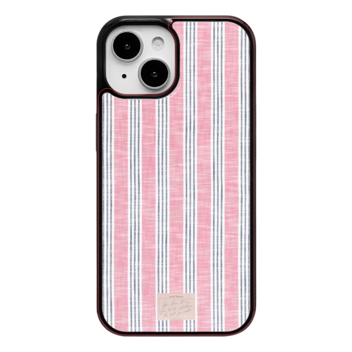 디어마이뮤즈(DEARMYMUSE) (epoxy) pink navy stripe 에폭시 아이폰 갤럭시 케이스