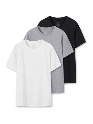 공용) 코튼 베이직 반팔티 3PACK_MSF5TS3001