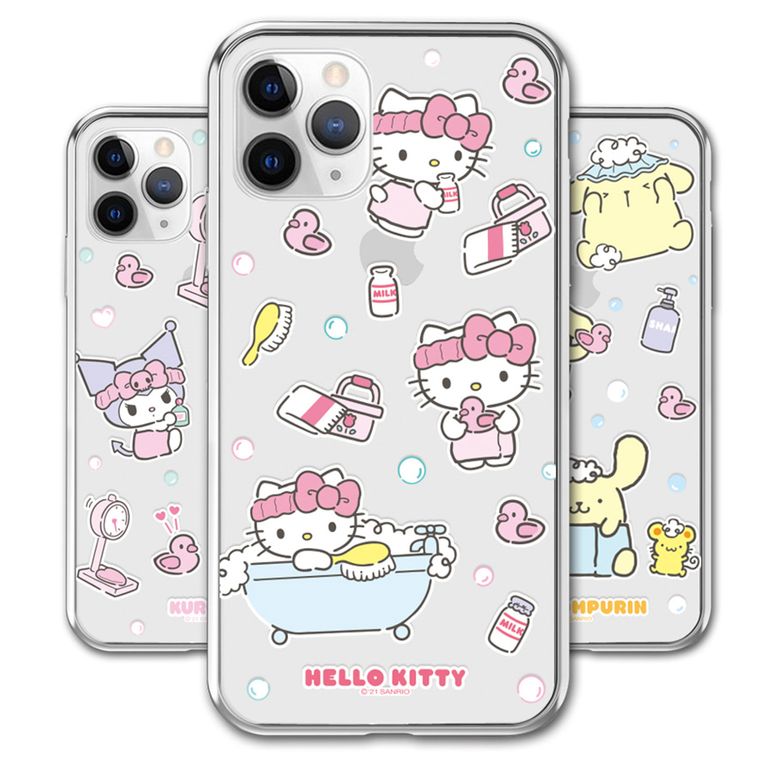 산리오 목욕 투명 젤리케이스 LG 엘지