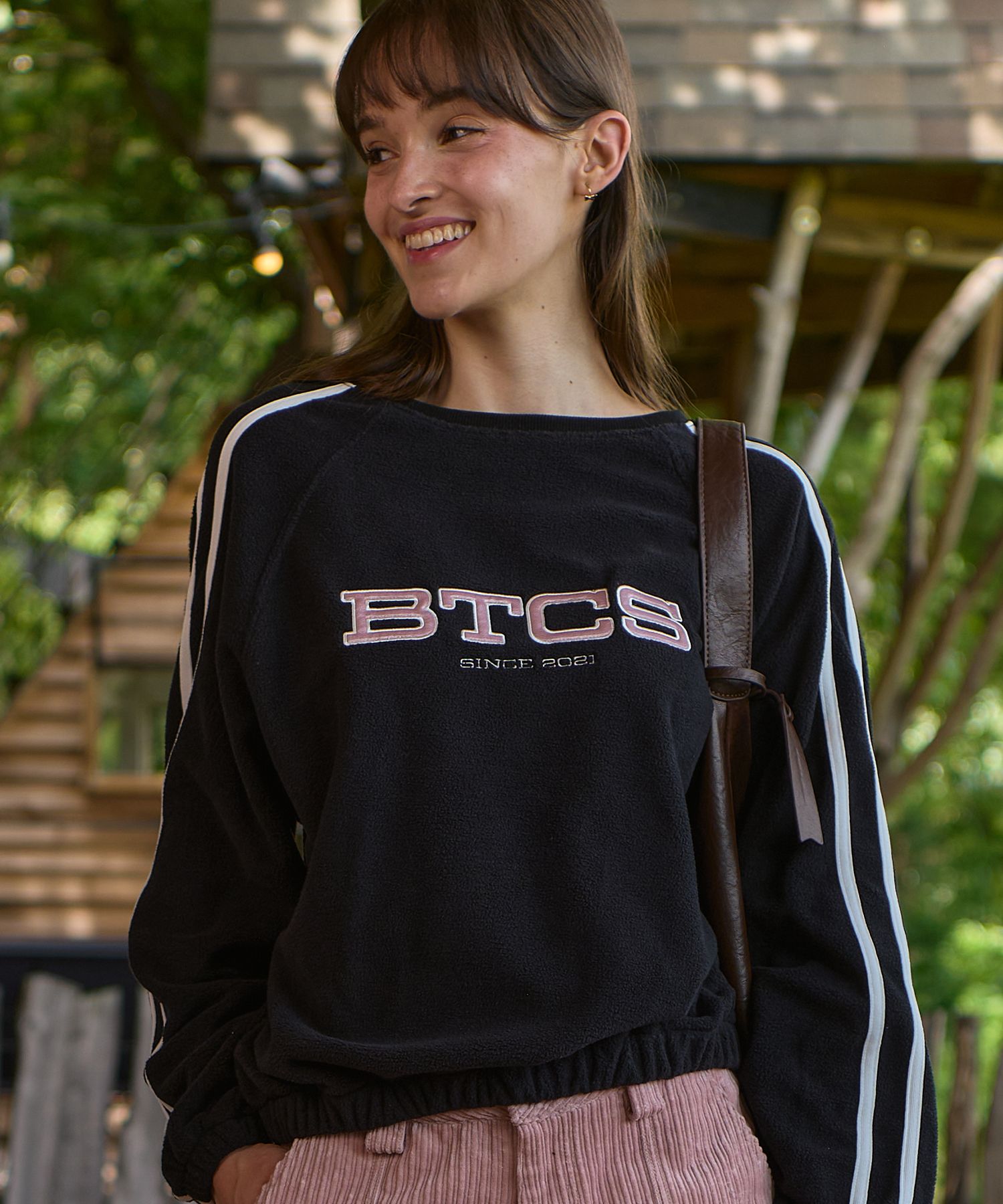 ★ BITTER CELLS★ Sporty Fleece Sweat Black B246MT02BK MUSINSA | BITTERCELLS Sporty Fleece Sweat-Black