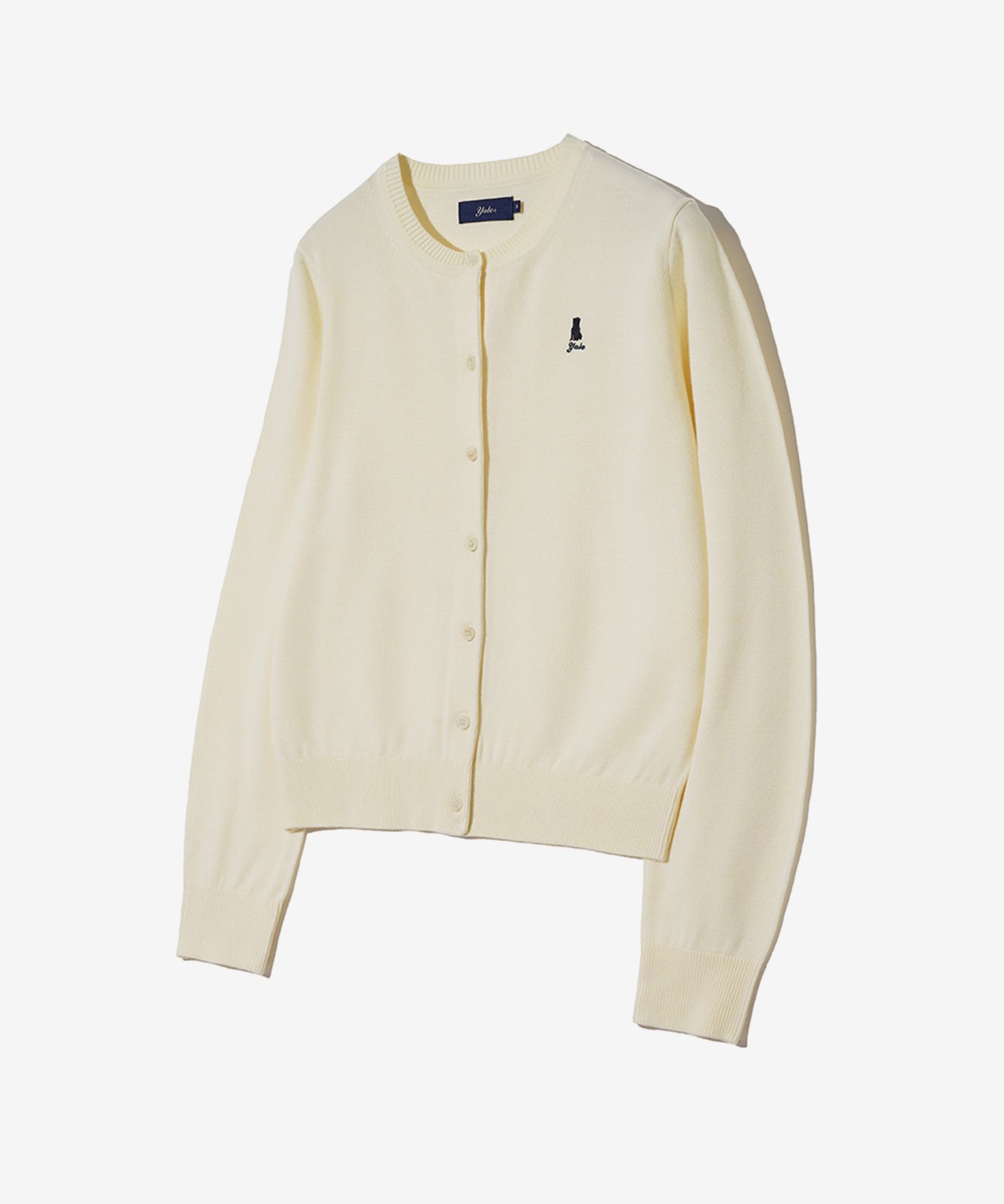 ☆YALE☆ COMFORT COOL ROUND KNIT IVORY YEM1KT109AIV MUSINSA | YALE Comfort Cool Round Short Sleeve Knit Ivory
