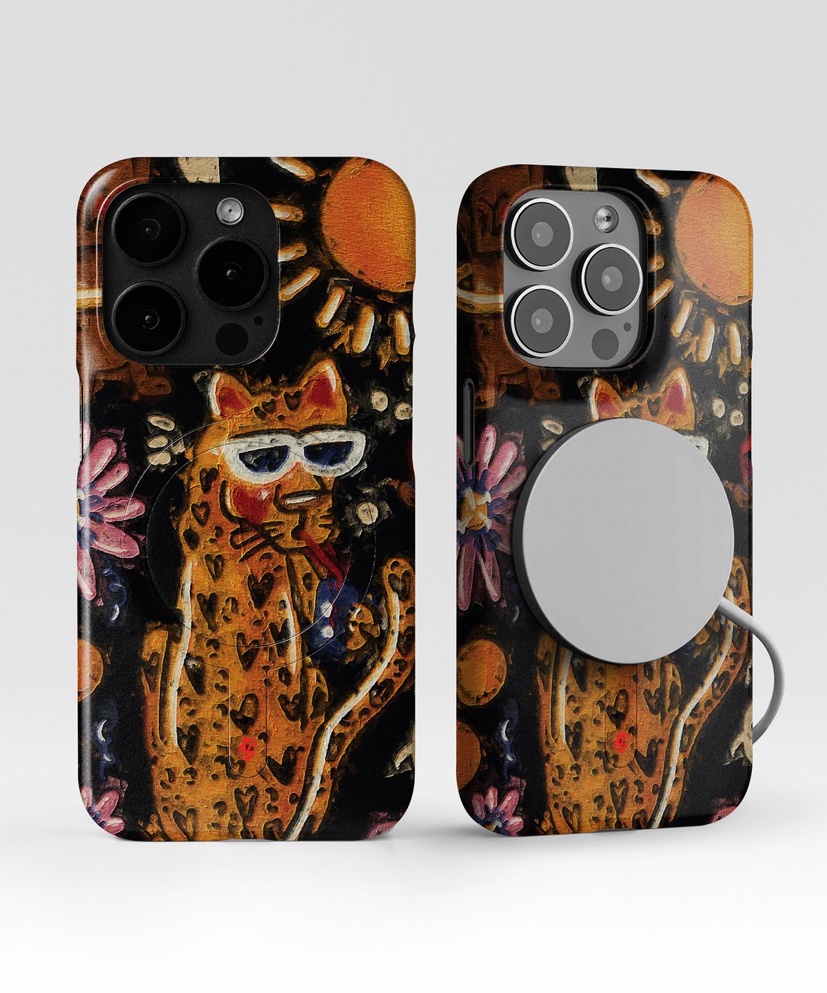기키(GEEKY) [맥세이프 하드케이스] Leopard Resting in the Jungle
