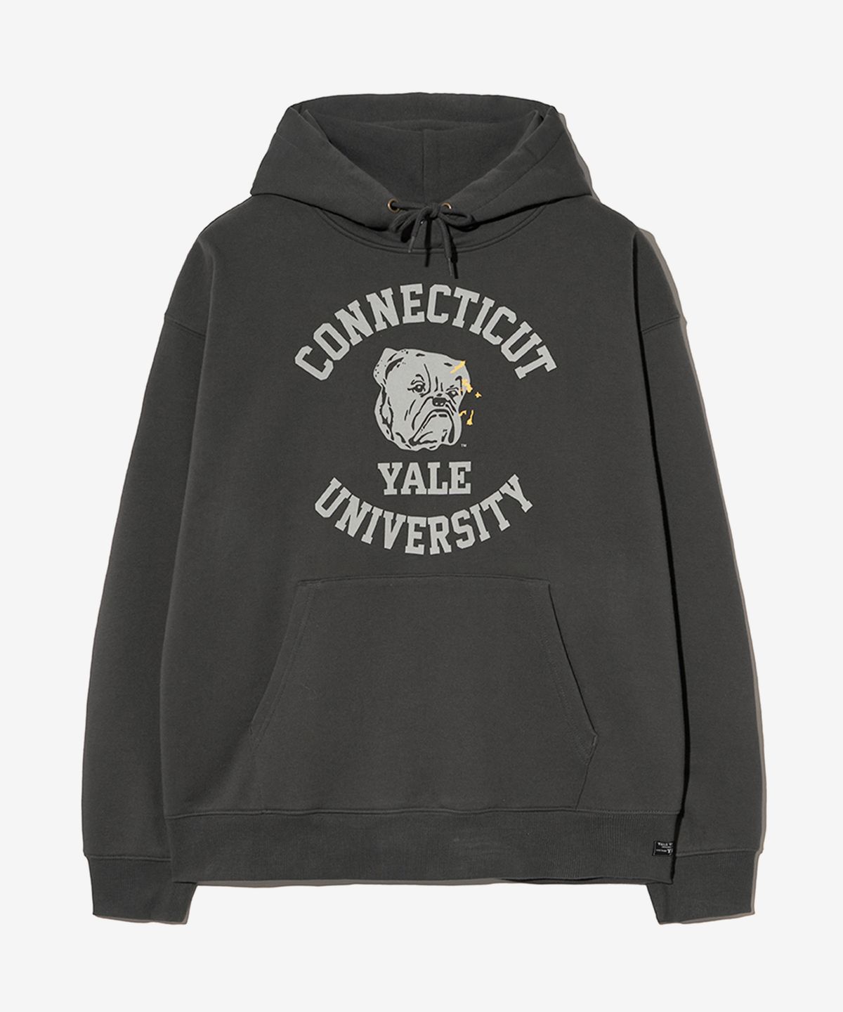예일(YALE) 코네티컷 불독스 후드_차콜