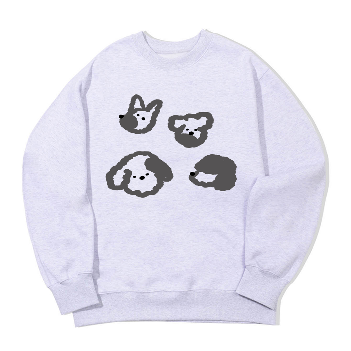 어썸어스(AWESOMEUS) FOUR DOGS SWEAT SHIRTS_3 COLOR