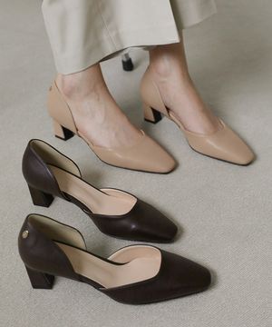 레니브 스퀘어 펌프스힐 (5/7cm)