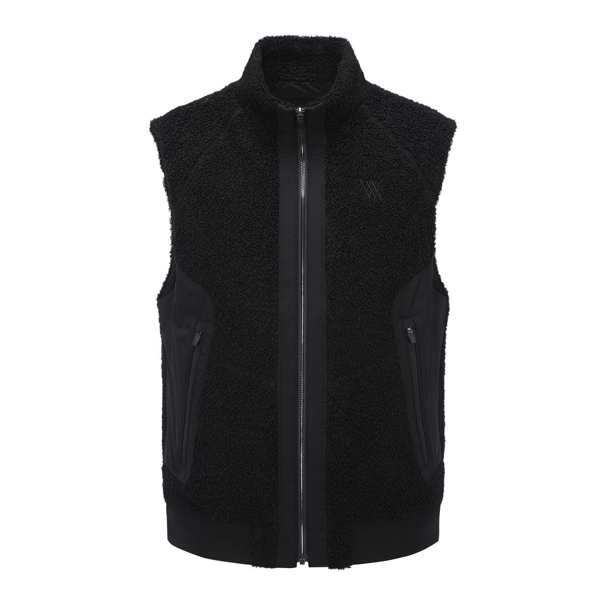 어뉴골프(ANEW GOLF) M INCISION FLEECE VT_BK
