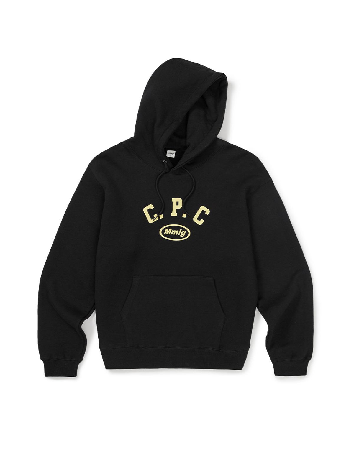 엠엠엘지(MMLG) [Mmlg] SLOGAN HOODIE (EVERY BLACK)