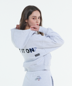 시그니처 2WAY 후드집업 우먼_화이트