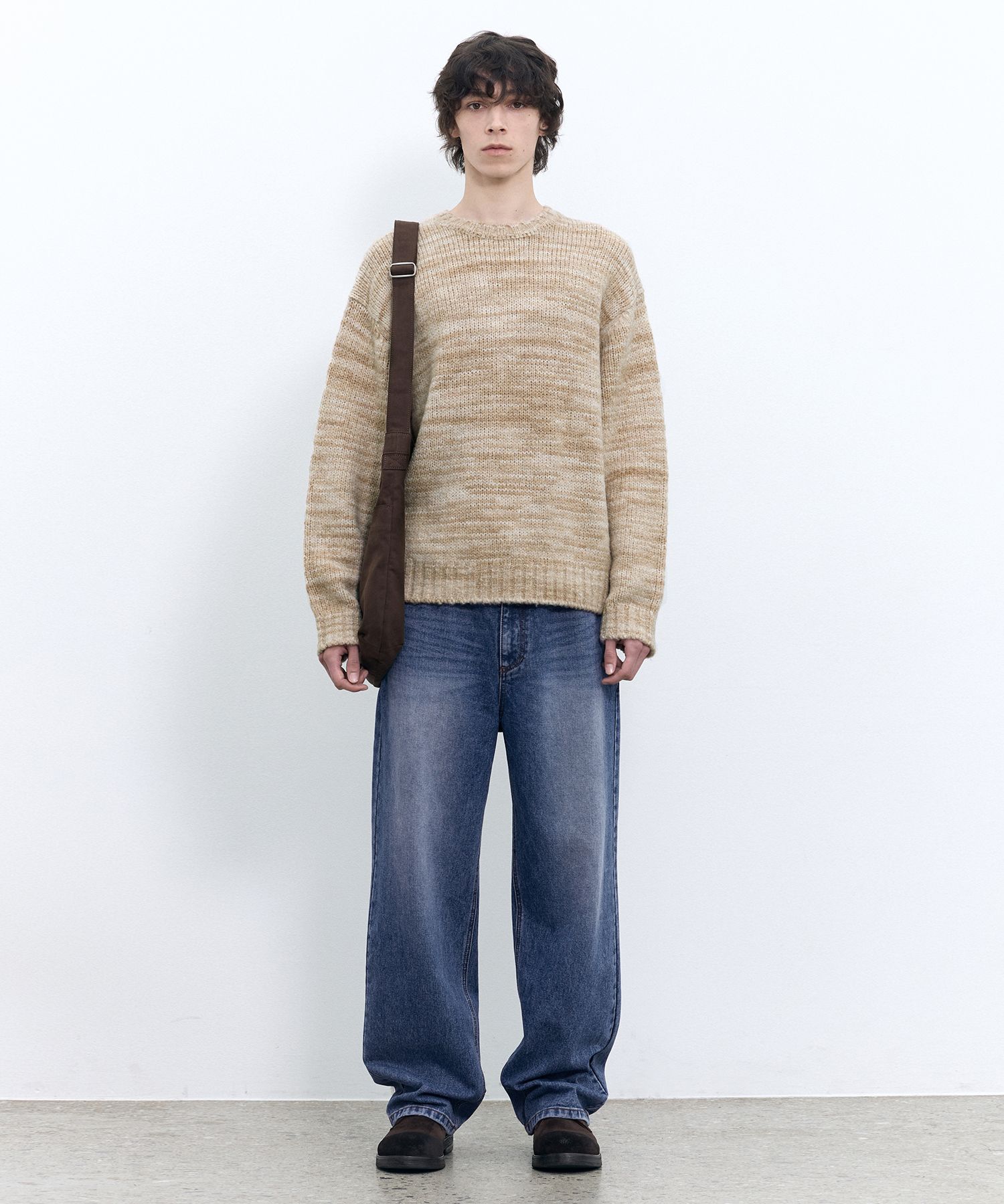 MUSINSA公式 | INSILENCE KILIM セミワイドデニムパンツ BLUE