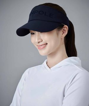 여성 하이핏 썬바이저 - 네이비