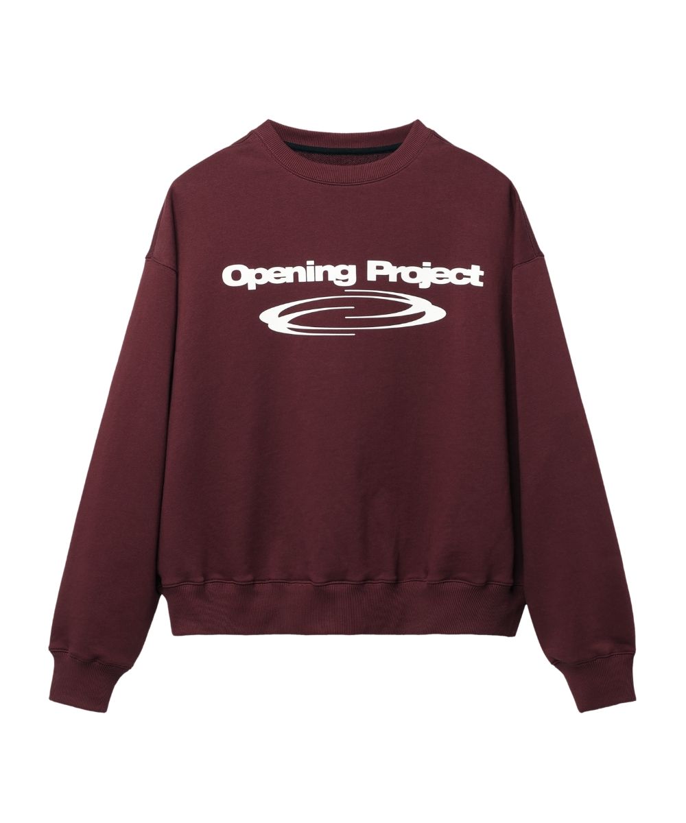 ● Opening Project ● Identity Sweatshirt MUSINSA | OPENING PROJECT Identity Sweatshirt - Burgundy
