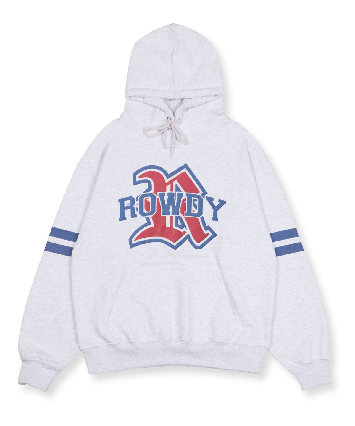 라우디(ROWDY) 퍼프 라우디 후디_라잇 헤더그레이
