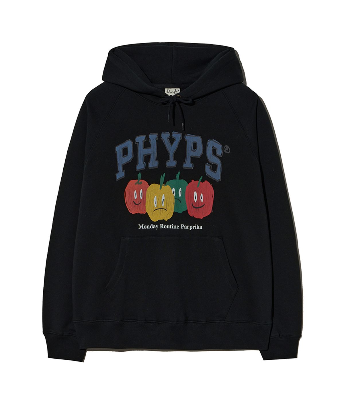 피지컬 디파트먼트(PHYSICAL DEPARTMENT) 파프리카 래글런 후드_블랙