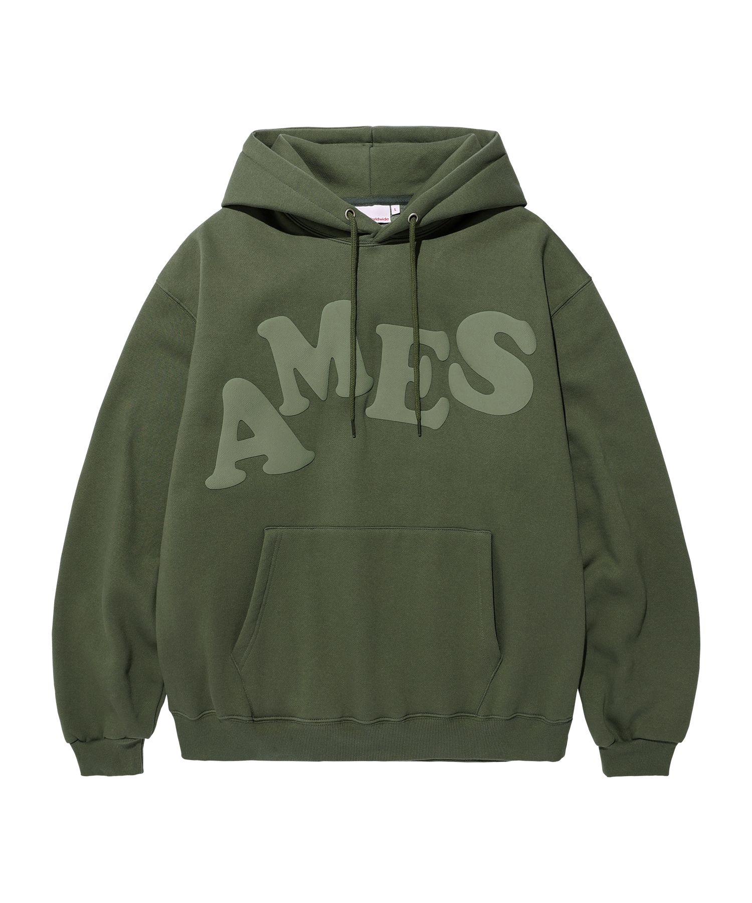 ★AMES-WORLDWIDE★BIG TYPO HOODIE KHAKI★正規品/韓国直送料込 MUSINSA | AMES-WORLDWIDE BIG TYPO HOODIE KHAKI