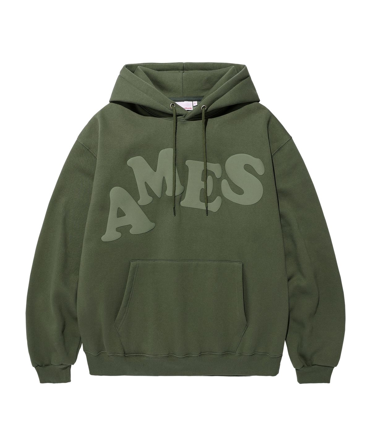 아메스 월드와이드(AMES-WORLDWIDE) BIG TYPO HOODIE KHAKI