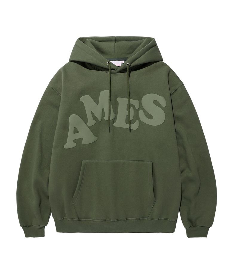 BIG TYPO HOODIE KHAKI
