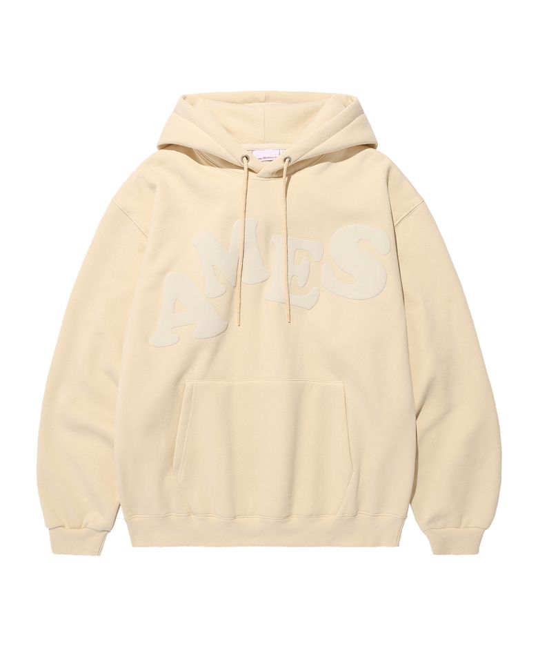 BIG TYPO HOODIE BEIGE
