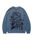 GRAPHIC PIGMENT SWEATSHIRT NAVY(AM2EFUM441A)