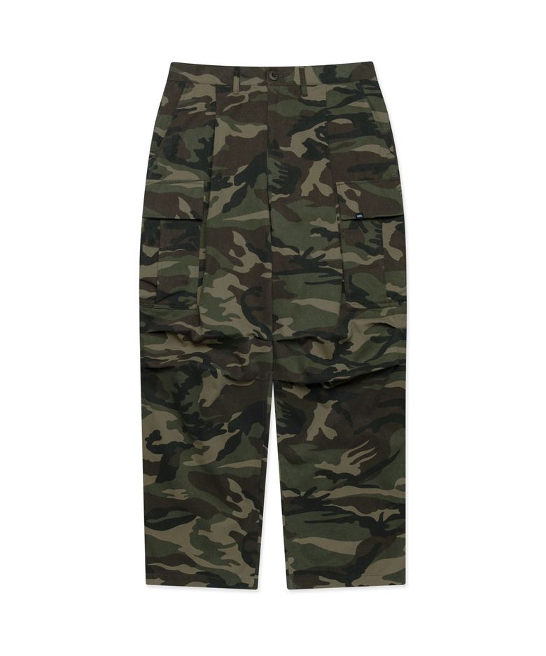WIDE CARGO PANTS Camo