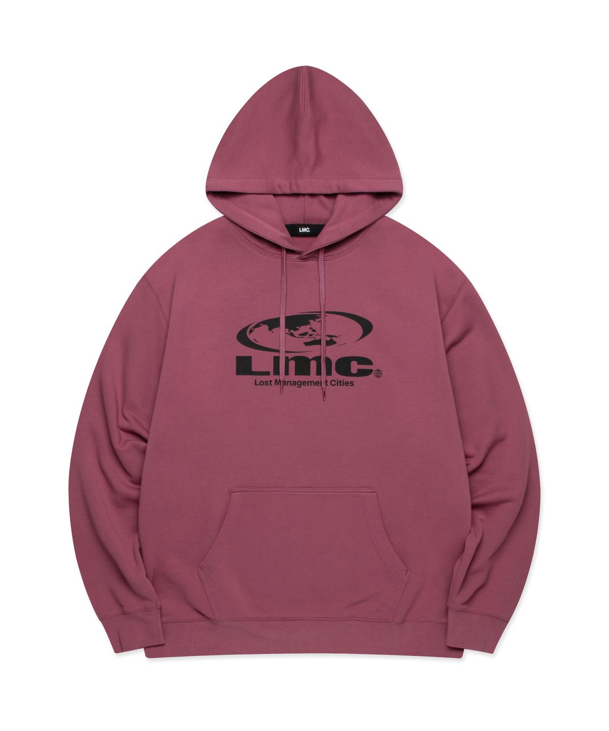엘엠씨(LMC) OVAL GLOBE HOODIE dark pink