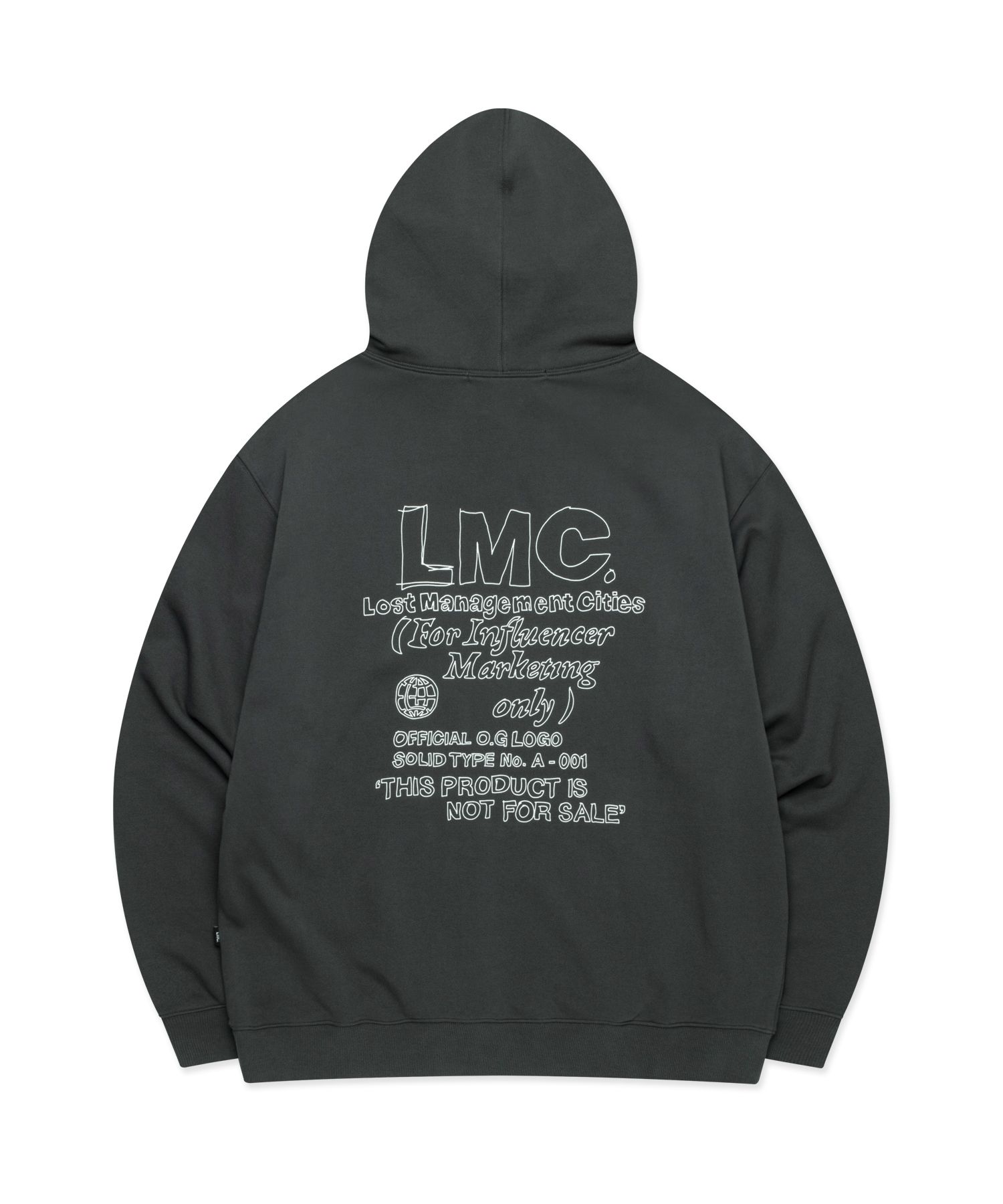 MUSINSA | LMC FN DOODLE HOODIE charcoal
