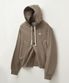 테오 코튼 올 데이 후드 집업 브라운