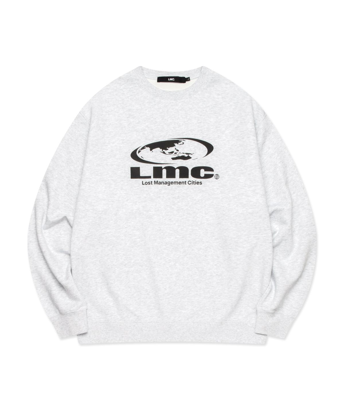 엘엠씨(LMC) OVAL GLOBE SWEATSHIRT light heather gray