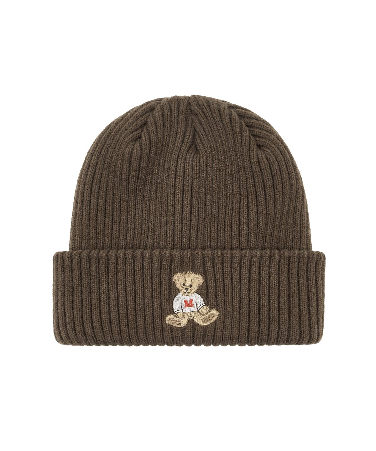 마리떼 프랑소와 저버(MARITHÉ + FRANҪOIS GIRBAUD) DOODLE BEAR BEANIE brown