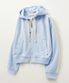 로턴 루즈핏 후드 집업 스카이 블루