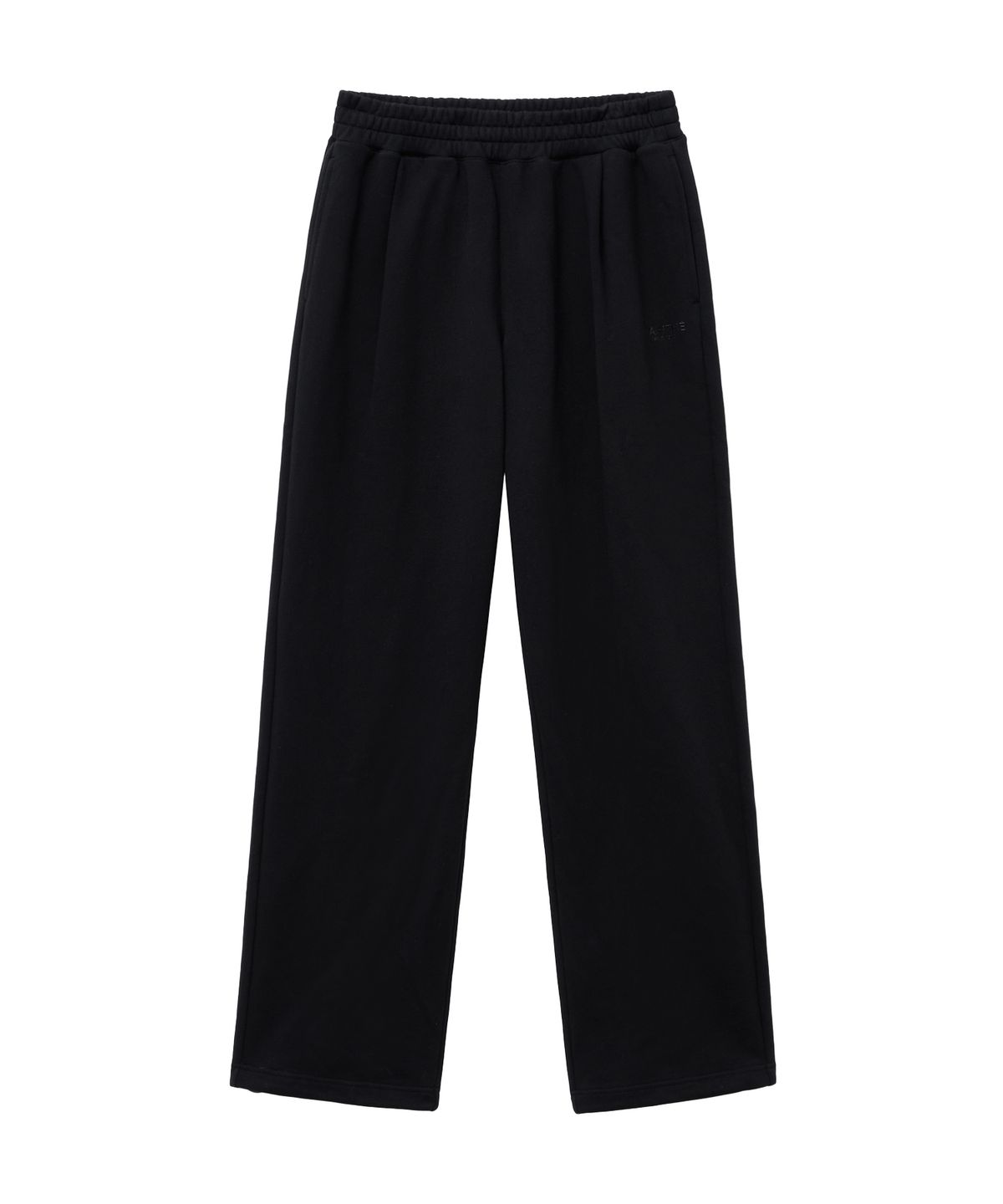 마리떼 프랑소와 저버(MARITHÉ + FRANҪOIS GIRBAUD) REGULAR LOGO ONE TUCK WIDE SWEATPANTS black
