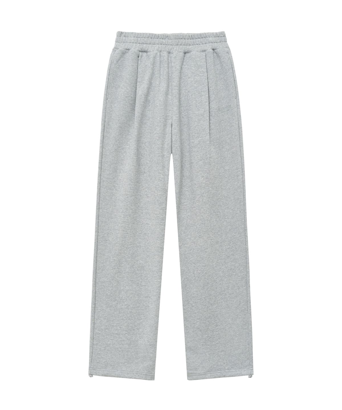 마리떼 프랑소와 저버(MARITHÉ + FRANҪOIS GIRBAUD) REGULAR LOGO ONE TUCK WIDE SWEATPANTS heather gray