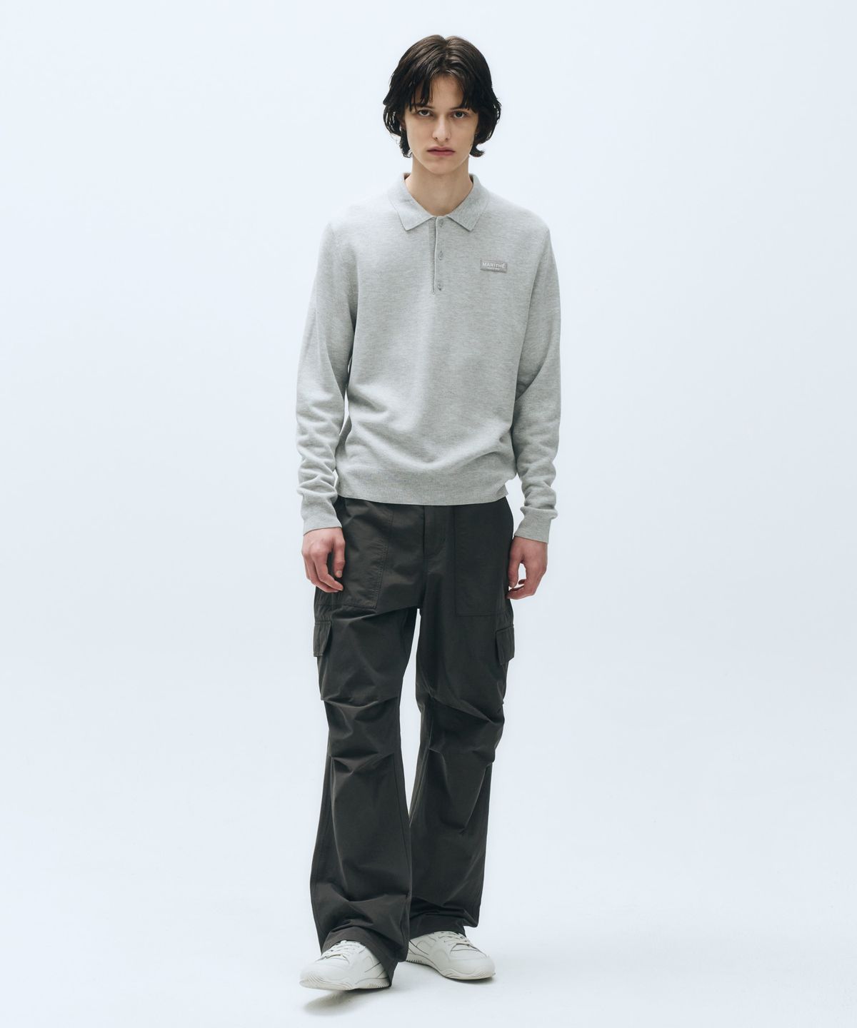 마리떼 프랑소와 저버(MARITHÉ + FRANҪOIS GIRBAUD) M COTTON CARGO PANTS charcoal