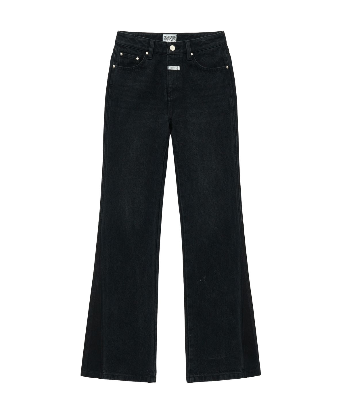 마리떼 프랑소와 저버(MARITHÉ + FRANҪOIS GIRBAUD) W FLARE DENIM PANTS black
