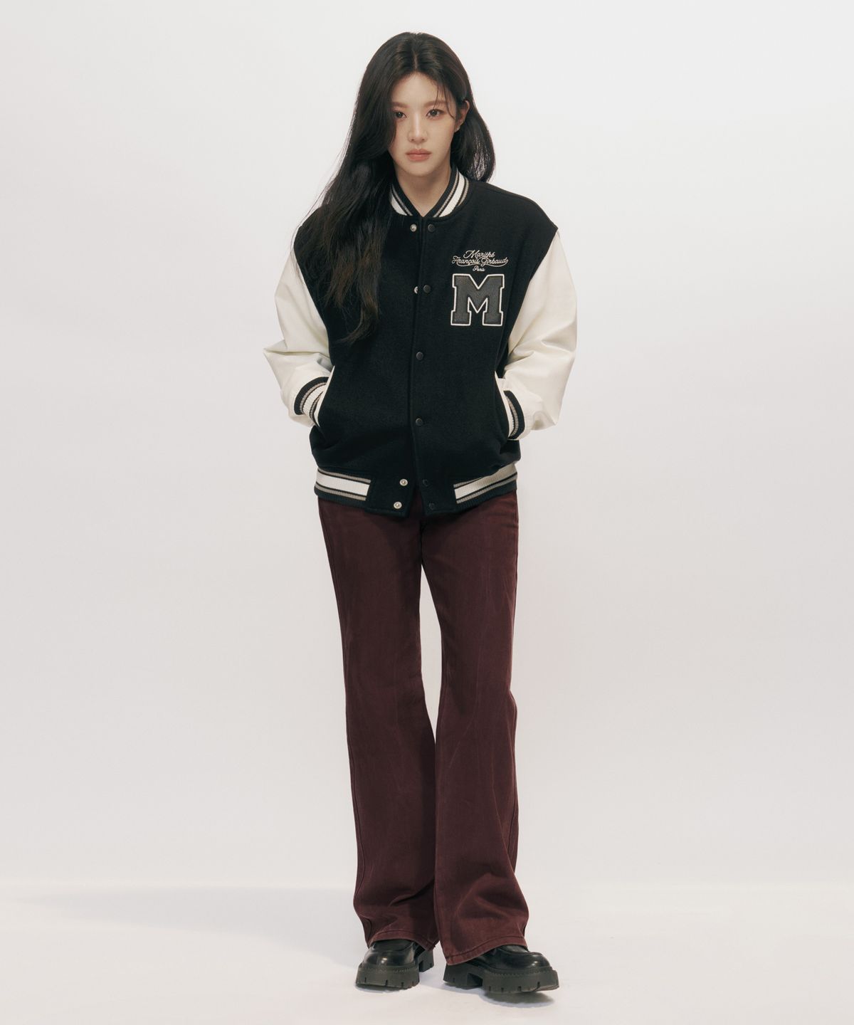 마리떼 프랑소와 저버(MARITHÉ + FRANҪOIS GIRBAUD) W COULEUR DENIM PANTS burgundy