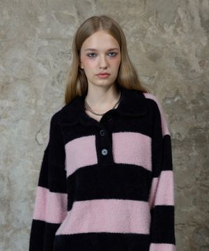 L13 RUGBY BOLD KNIT(BLACK)