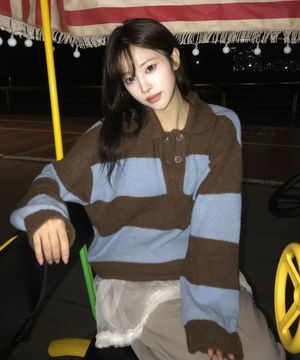 L13 RUGBY BOLD KNIT(BROWN)