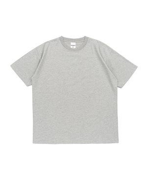 오버핏 베이직 티셔츠 (멜란지)