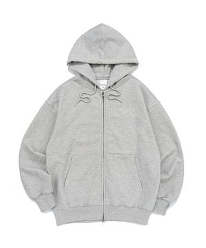 베이직 집업 후드 (멜란지)