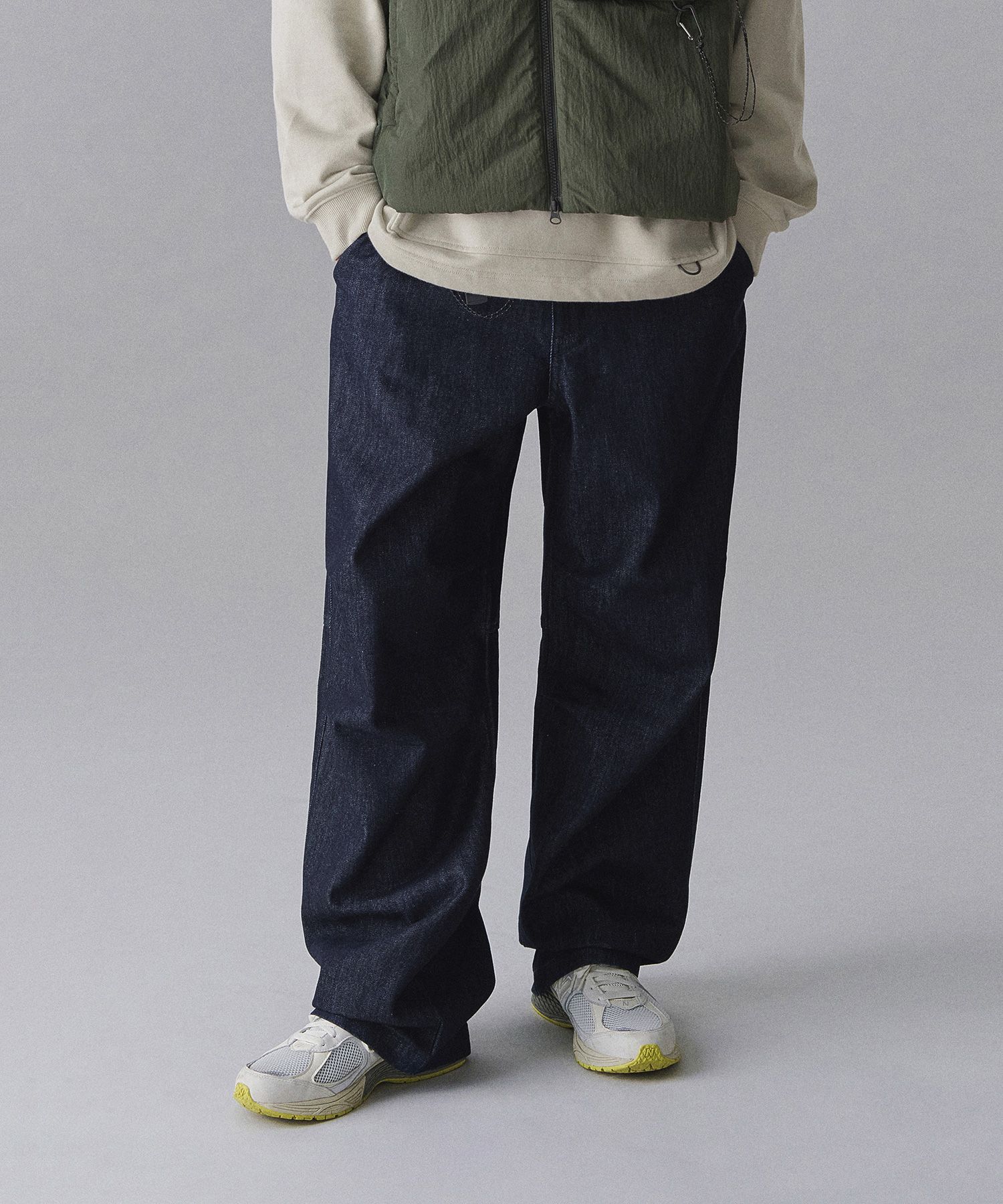 ★MUSINSA STANDARD★ City Leisure Belted Denim Parachute Pan MUSINSA | MUSINSA STANDARD City Leisure Belted Denim