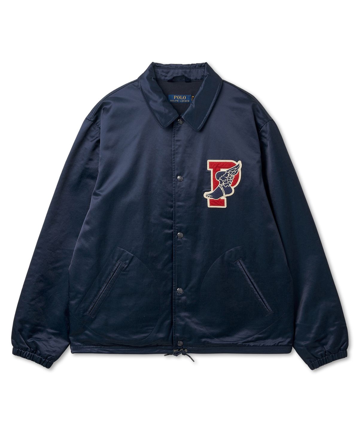 폴로 랄프 로렌(POLO RALPH LAUREN) P윙 새티인 코치 재킷-네이비410