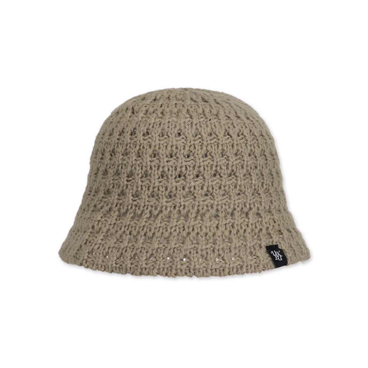 유룩(ULUK) 루시다 블랙 라벨 윈터 니팅 버킷햇_Beige