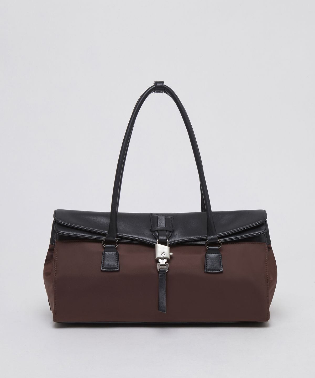 아카이브앱크(ARCHIVEPKE) Luv lock duffle bag(Nylon brown)_OVBAX24520DKB