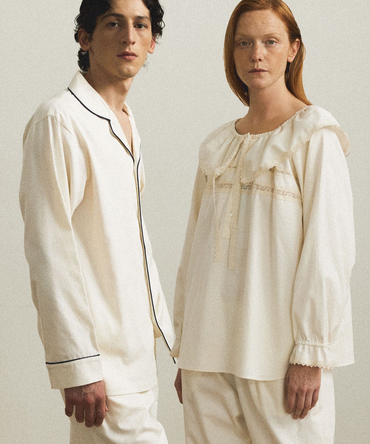 ◆JO'S LOUNGE◆ w Classic Gabardine Pajama Set JC01S174 MUSINSA | JO'S LOUNGE (couple) Classic Gabardine Pajama Set