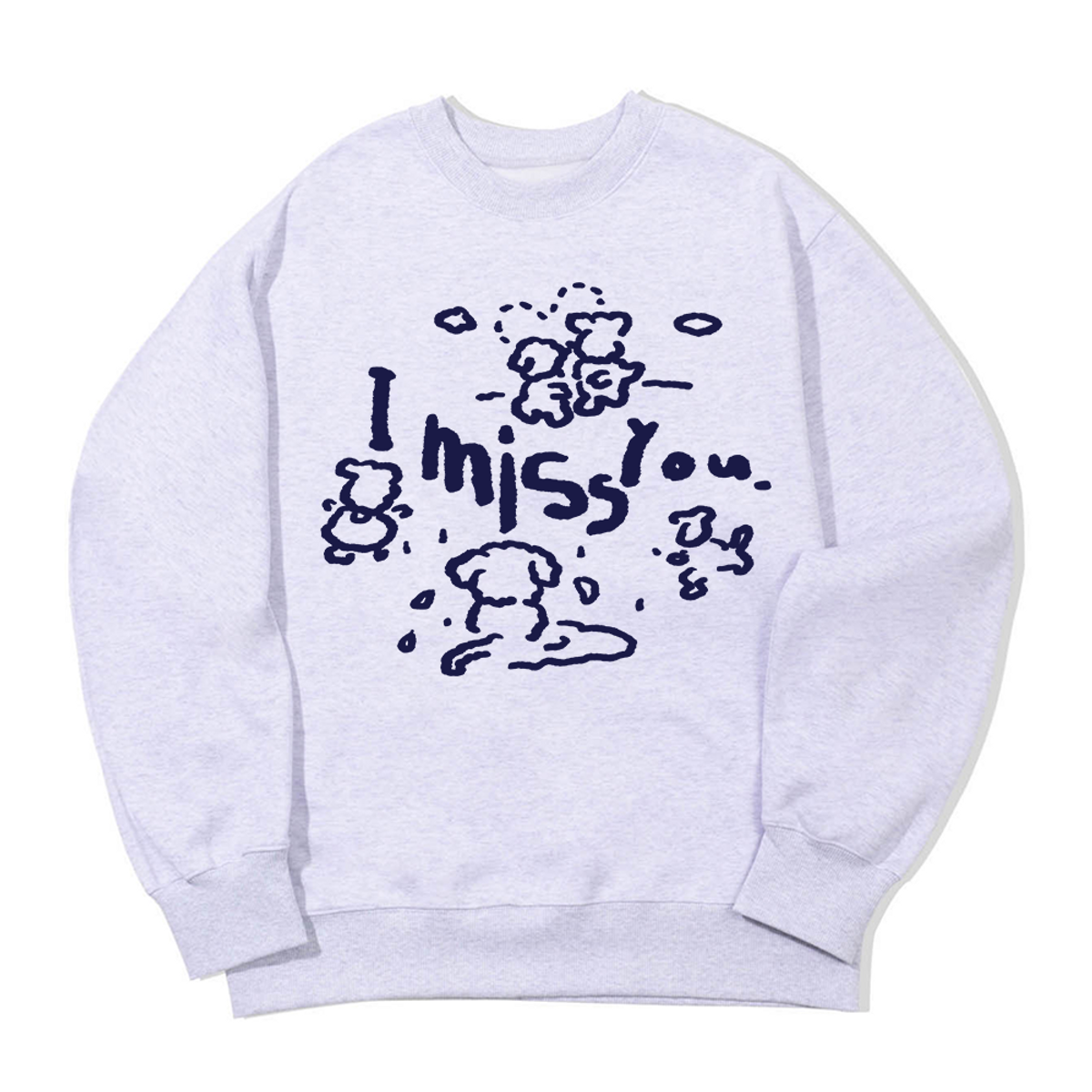 어썸어스(AWESOMEUS) I MISS YOU PUPPY SWEAT SHIRTS_3 COLOR