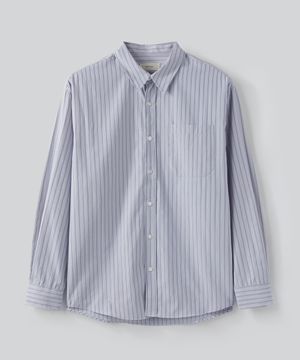 로렌 스트라이프 셔츠 (스카이 블루)