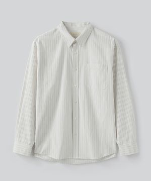 로렌 스트라이프 셔츠 (화이트)