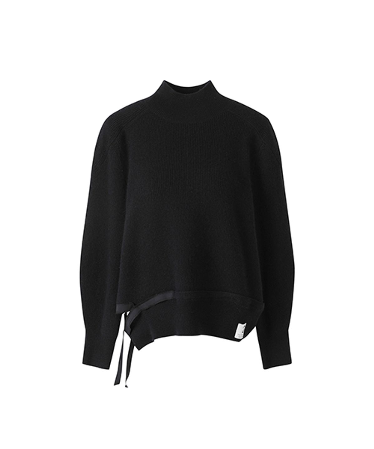 래코드(RECODE) Cashmere Knit Top_RQWAW24553BKX
