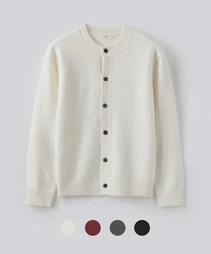 마일드 울 라운드 가디건 (4COLOR)