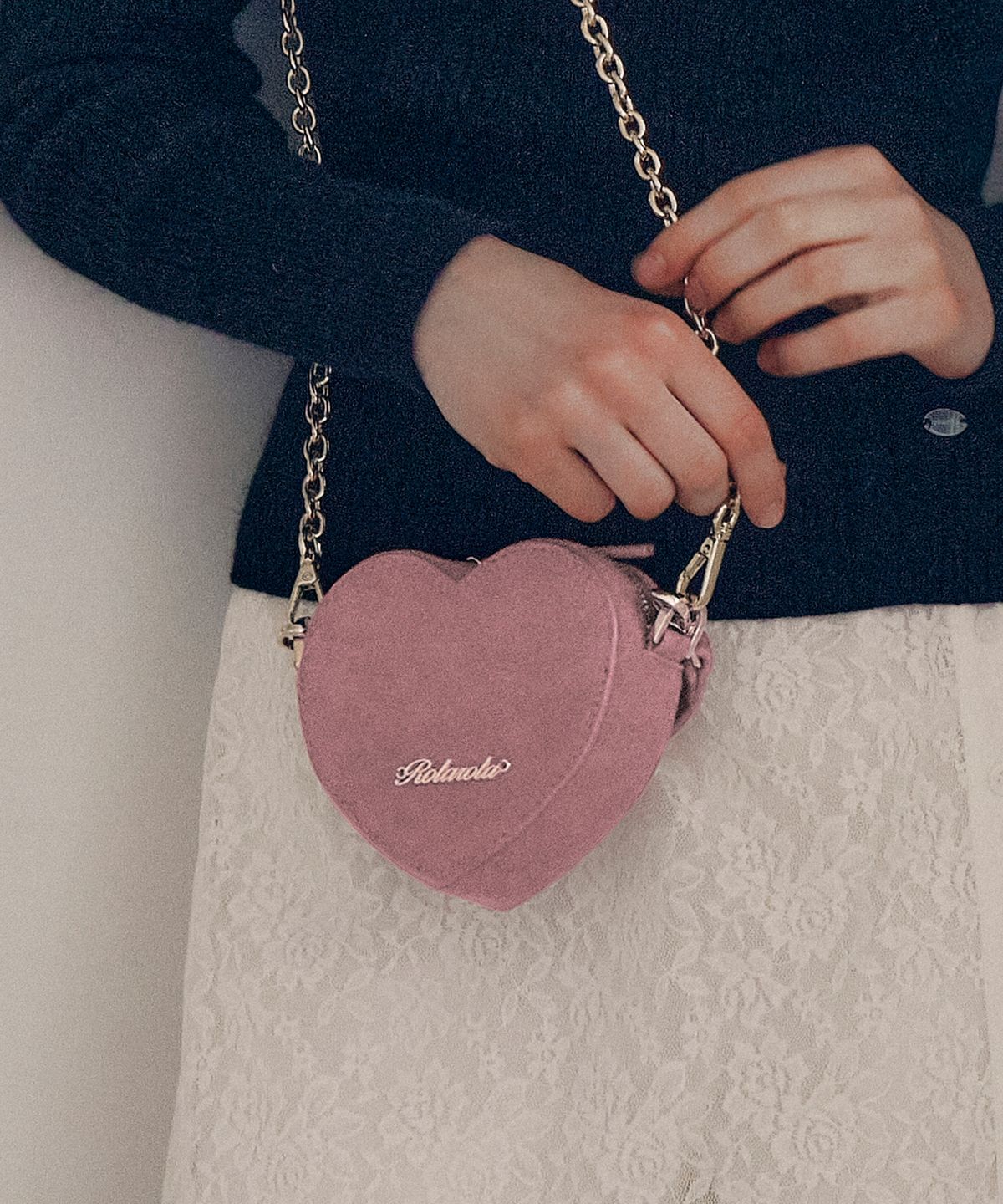 로라로라(ROLAROLA) ROLA HEART MINI BAG PINK
